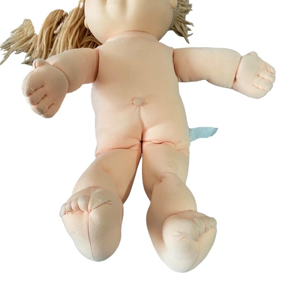 First Edition Hasbro Cabbage Patch Kids 1990 Blond Hair Blue Eyes - Picture 9 of 11
